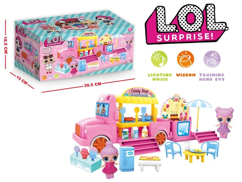SURPRISE DOLL BUS W/LIGHT & MUSIC - HP1146481