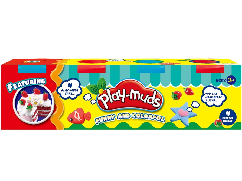 PLAY DOUGH SET(4*60g） - HP1146887