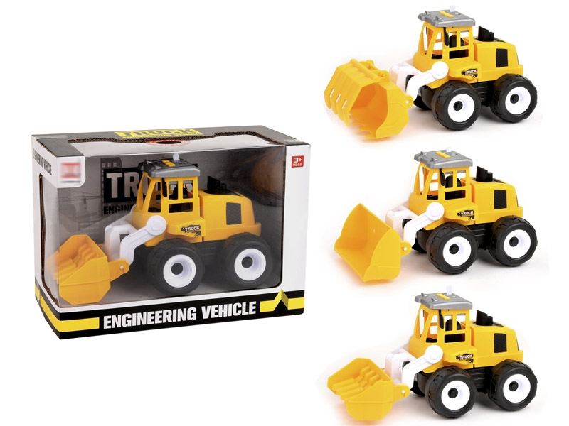 FRICTION CONSTRUCTION CAR W/LIGHT & MUSIC,3ASST - HP1147984