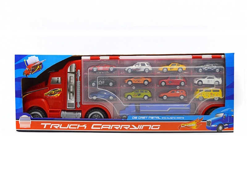 BIG CONTAINER WITH 12PCS ALLOY CARS - HP1148255