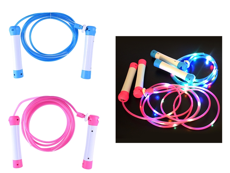 SKIPPING ROPE W/LIGHT,RED/GREEN/BLUE/YELLOW - HP1148309