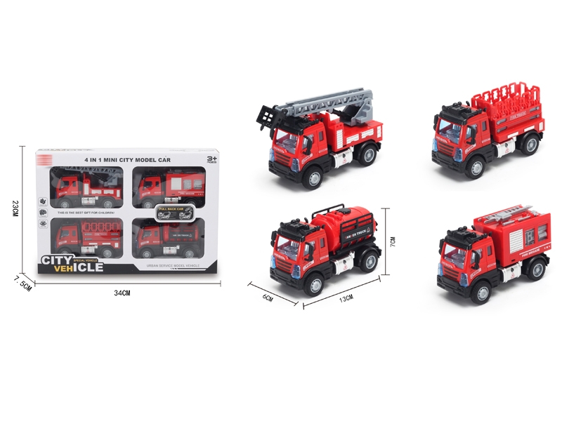 1:64 PULL BACK FIRE ENGINE - HP1148318