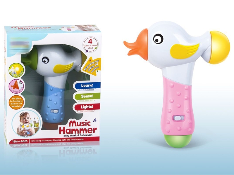 HAMMER W/MUSIC,PINK/BLUE - HP1148371
