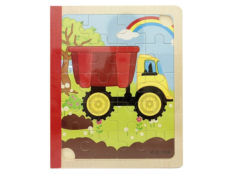 WOODEN BOOK & PUZZLE (THREE PAGES/SIX SIDES) - HP1148423