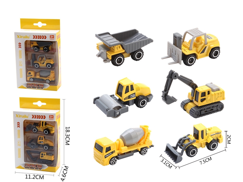 1:64 FREE WAY DIE-CAST CONSTRUCTION TRUCK (2 ASST.) - HP1148469