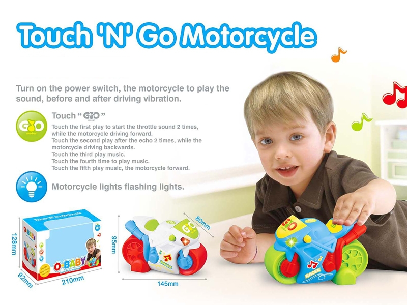 R/C MOTORCYCLE W/LIGHT & MUSIC - HP1148524