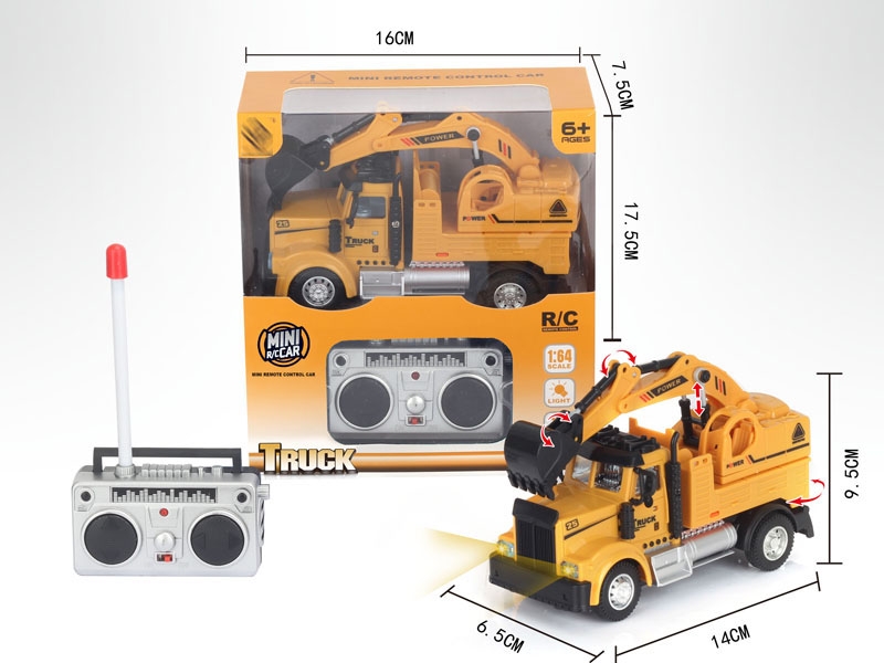 1:64 4 FUNCTION R/C CONSTRUCTION CAR - HP1148582