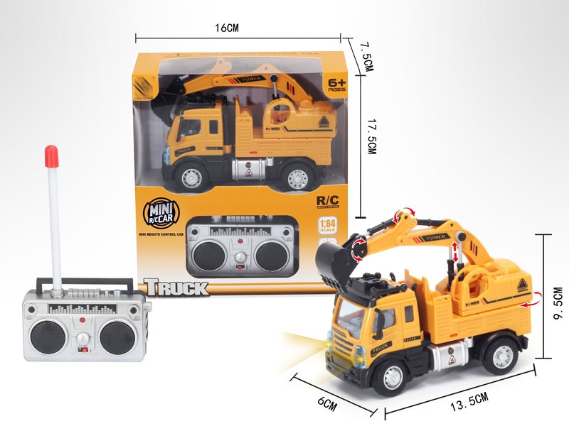 1:64 4 FUNCTION R/C CONSTRUCTION CAR - HP1148583