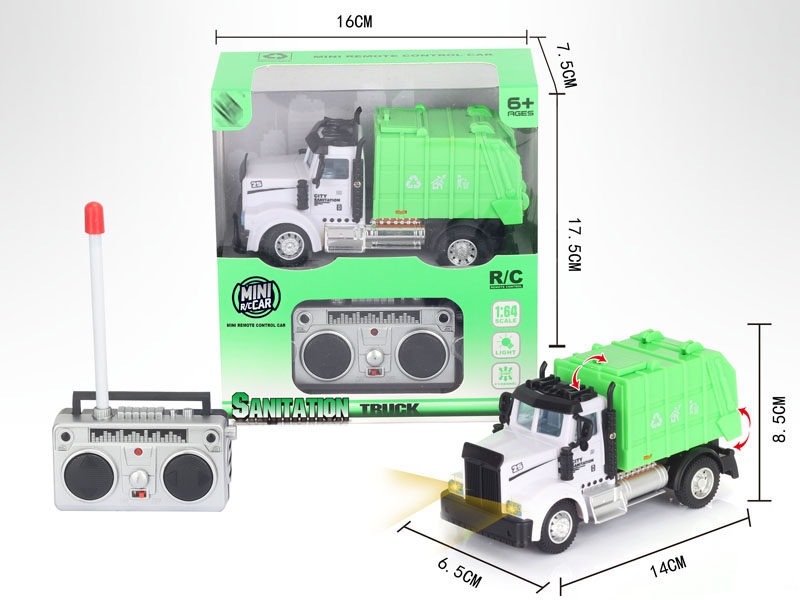 1:64 4 FUNCTION R/C SANITATION CAR - HP1148600