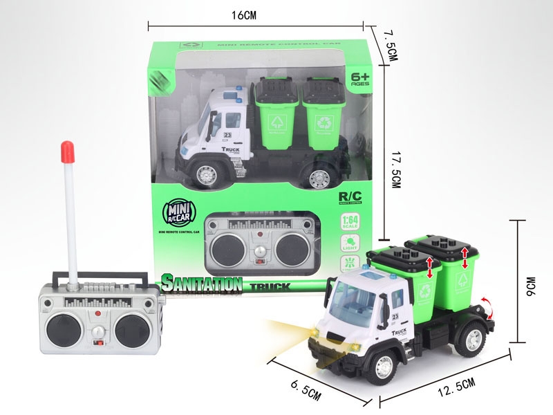 1:64 4 FUNCTION R/C SANITATION CAR - HP1148602