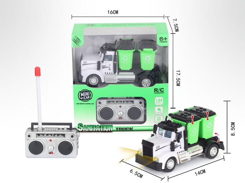 1:64 4 FUNCTION R/C SANITATION CAR - HP1148603