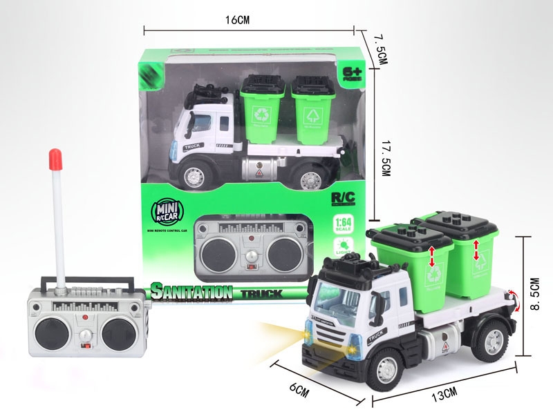 1:64 4 FUNCTION R/C SANITATION CAR - HP1148604