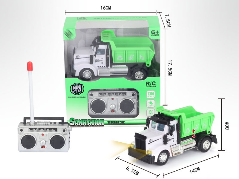 1:64 4 FUNCTION R/C SANITATION CAR - HP1148606