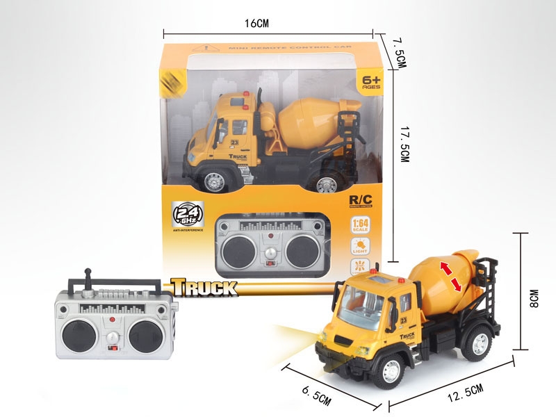1:64 4 FUNCTION R/C CONSTRUCTION CAR,2.4G - HP1148620