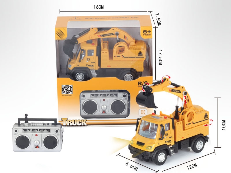 1:64 4 FUNCTION R/C CONSTRUCTION CAR,2.4G - HP1148629
