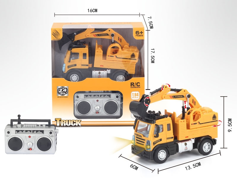 1:64 4 FUNCTION R/C CONSTRUCTION CAR,2.4G - HP1148631