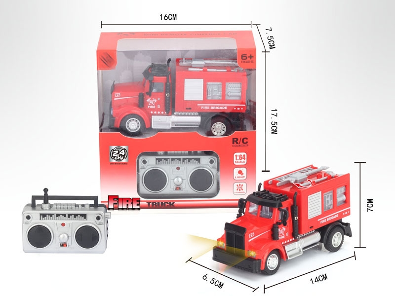 1:64 4 FUNCTION R/C FIRE ENGINE,2.4G - HP1148633