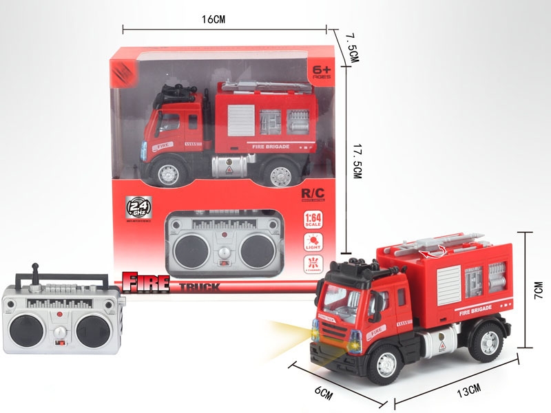 1:64 4 FUNCTION R/C FIRE ENGINE,2.4G - HP1148634