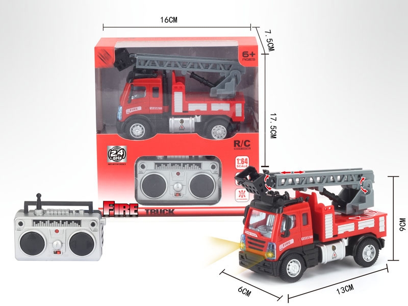 1:64 4 FUNCTION R/C FIRE ENGINE,2.4G - HP1148640