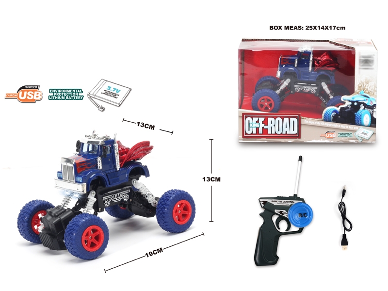 1:22 4 FUNCTION R/C CLIMBLING CAR W/LIGHT,INCLUDED BATTERY - HP1148687