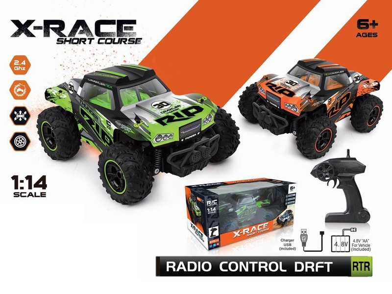 1:16 2.4G 4 FUNCTION R/C CAR W/USB,INCLUDED BATTERY - HP1148770