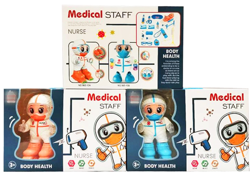 B/O ROBOT W/DOCTOR SET W/LIGHT AND MUSIC  2 COLOR ASST. - HP1148938