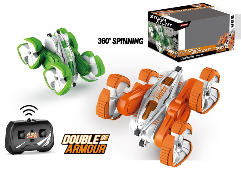 1:32 2.4G R/C STUNT 2- SIDES CAR (INCLUDED BATTERIES & USB CABLE) - HP1149186