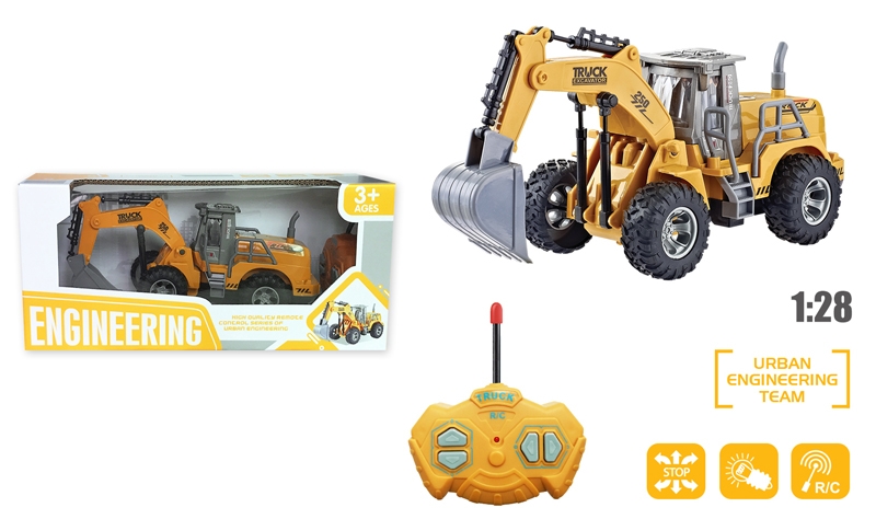 1:28 R/C CONSTRUCTION TRUCK W/LIGHT - HP1149192