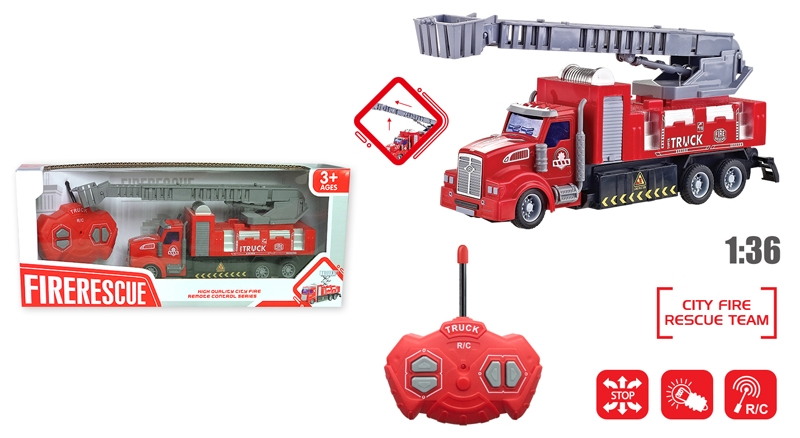 1:36 R/C FIRERESCUE CAR W/LIGHT - HP1149193