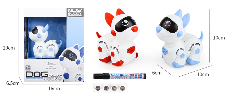 B/O DOG W/LIGHT, SOUND & TOUCH FUNCTION (INCLUDED BATTERIES) - HP1149266