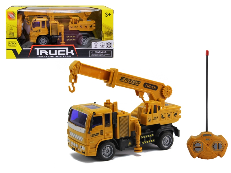 1:30 4 FUNCTION R/C CONSTRUCTION CAR W/LIGHT - HP1149275