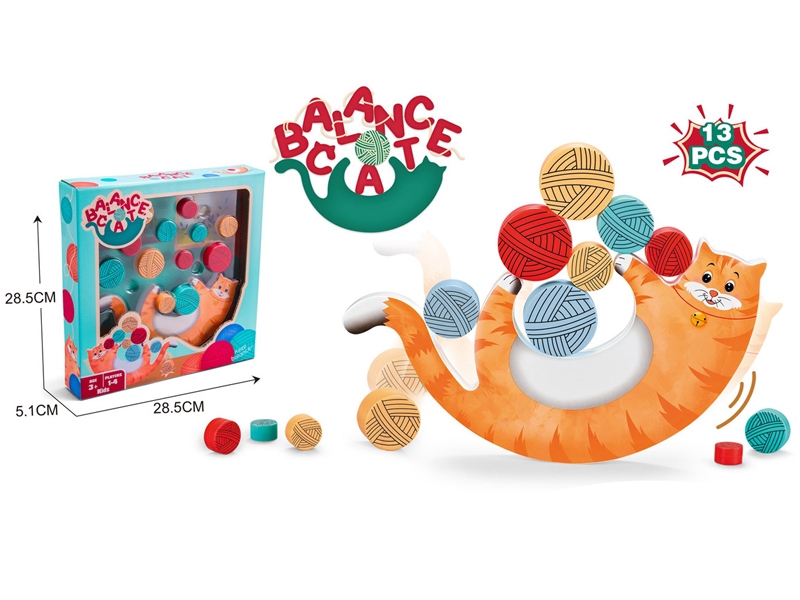 KITTY STRING BALL JENGA BOARD GAME - HP1149329