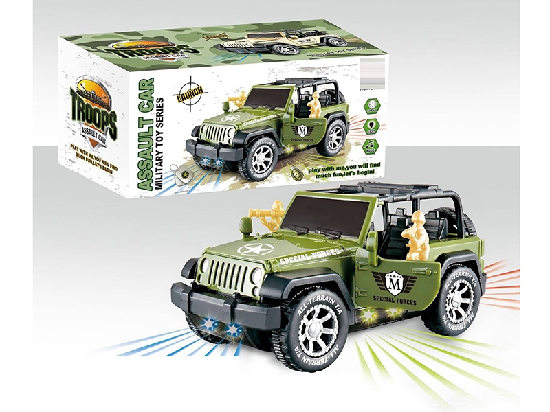 B/O BUMP AND GO CAR W/LIGHTS & SOUNDS. OPEN DOORS - HP1149393