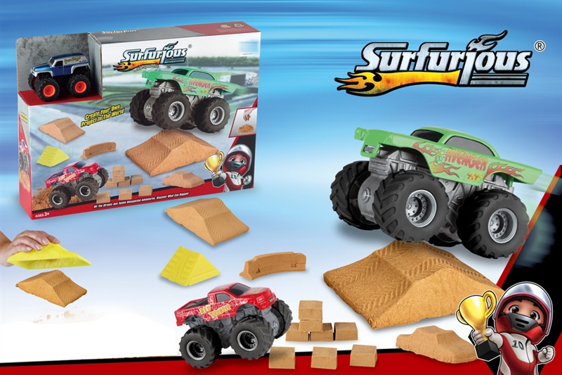 RACING CAR SET +SPACE SAND SET W/1PCS FREE WAY  DIE-CAST CAR - HP1149647