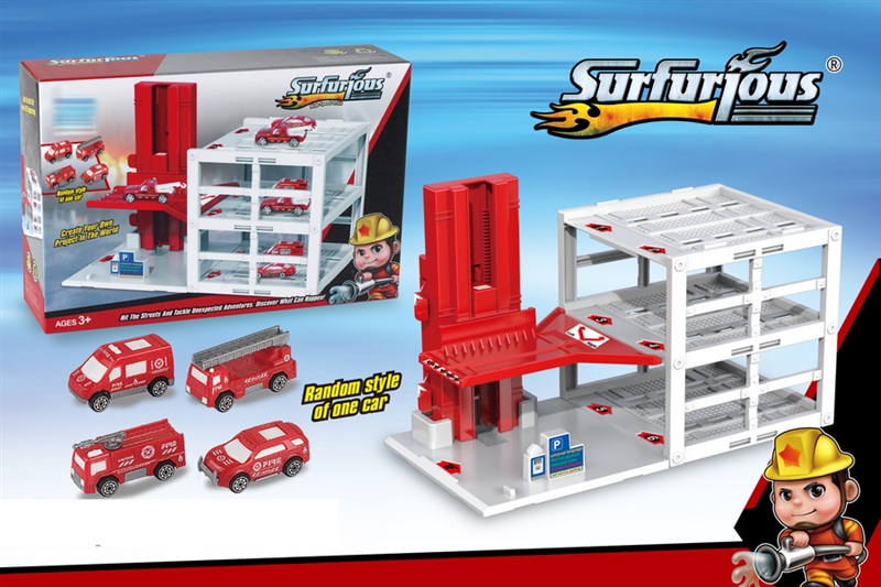 PARKING LOT W/1PCS FREE WAY CAR - HP1149650