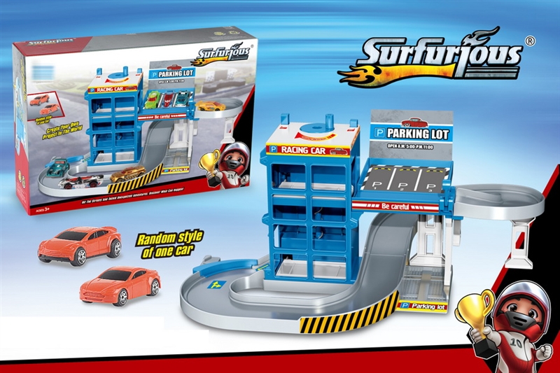 PARKING LOT W/1PCS FREE WAY CAR - HP1149652