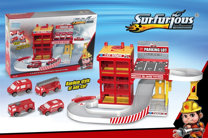 PARKING LOT W/1PCS FREE WAY CAR - HP1149653