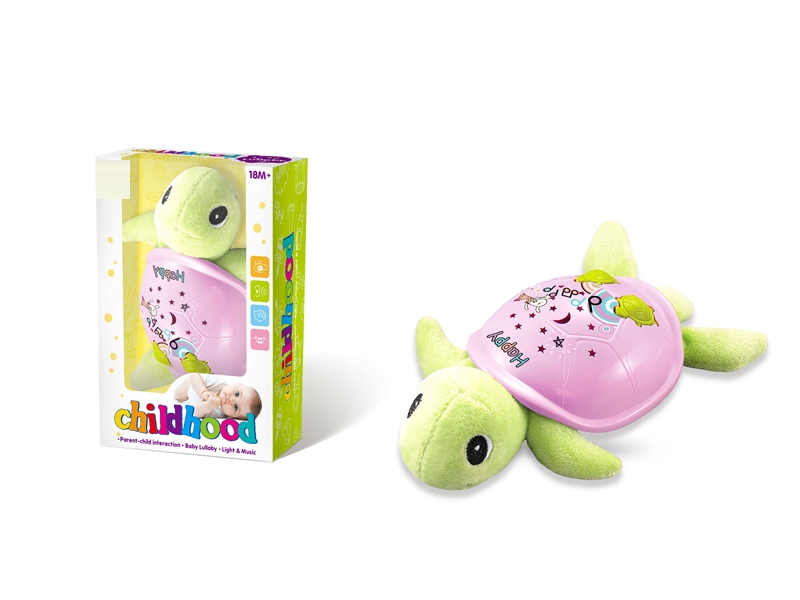 SLUMBER BUDDIES W/LIGHT & MUSIC & PROJECTION(PINK TURTLE) - HP1149683