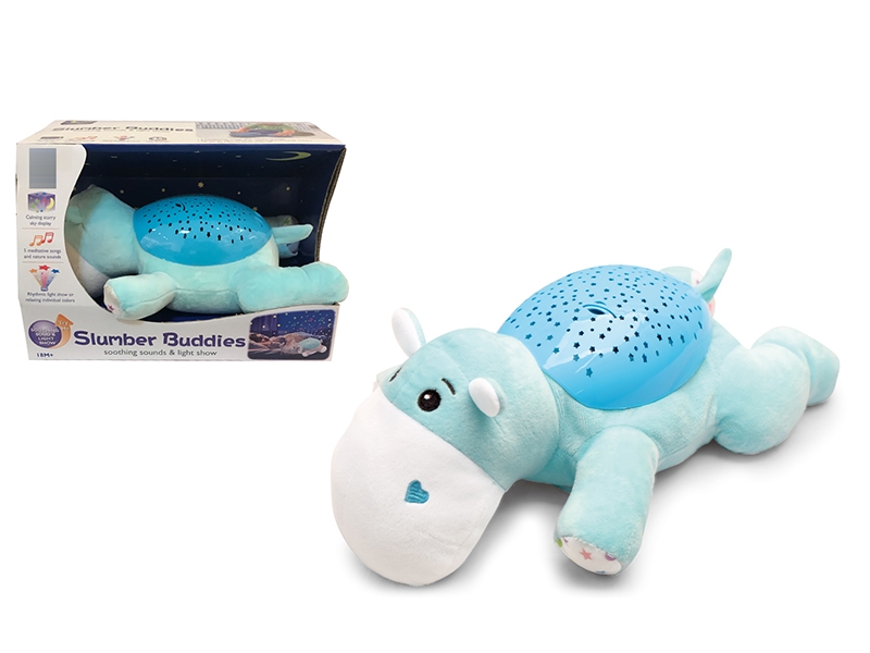 SLUMBER BUDDIES W/LIGHT & MUSIC & PROJECTION(HIPPO) - HP1149690