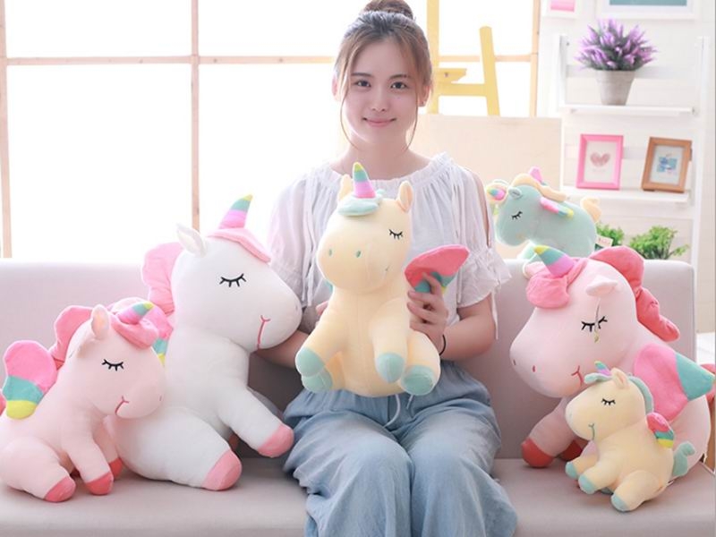 25CM PEGASUS UNICORN 150G (PINK/YELLOW/WHITE/GREEN) - HP1149970