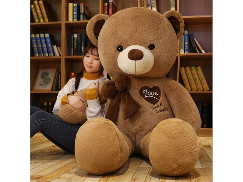 80CM BOWKNOT BEAR 800G (DARK BROWN, LIGHT BROWN, PINK, WHITE) - HP1150015