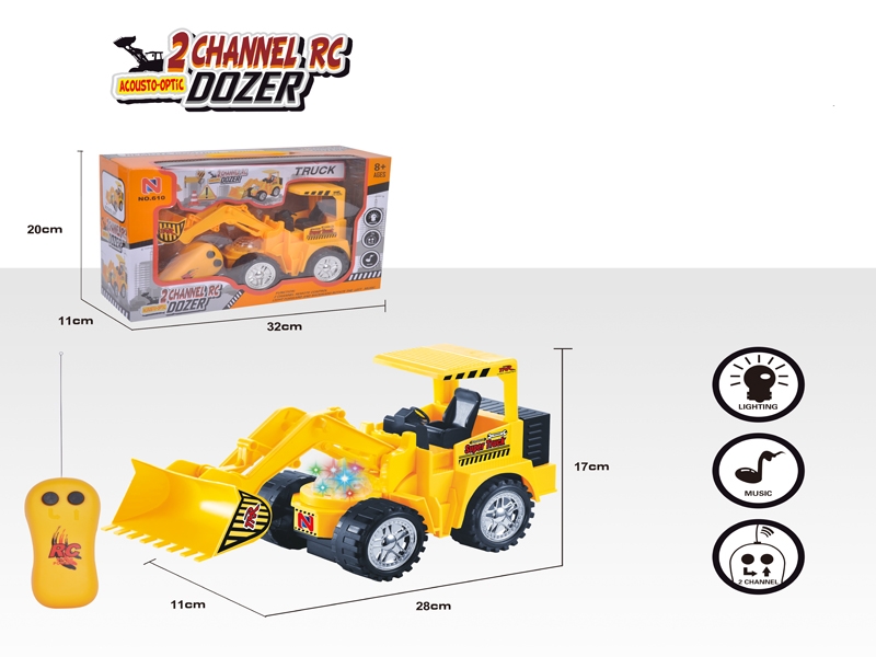 2 CHANNEL R/C CONSTRUCTION CAR W/LIGHT & MUSIC - HP1150179
