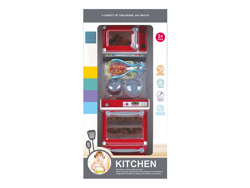 KITCHEN SET W/LIGHT & MUSIC,2*AAA NOT INCLUDED - HP1150207
