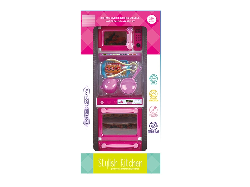 KITCHEN SET W/LIGHT & MUSIC,2*AAA NOT INCLUDED - HP1150221