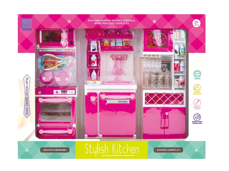 KITCHEN SET W/LIGHT & MUSIC,2*AAA NOT INCLUDED - HP1150231