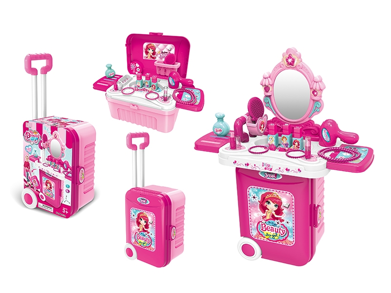 3IN1 MAKE UP TOYS SUITCASE SET W/LIGHT & MUSIC - HP1150253