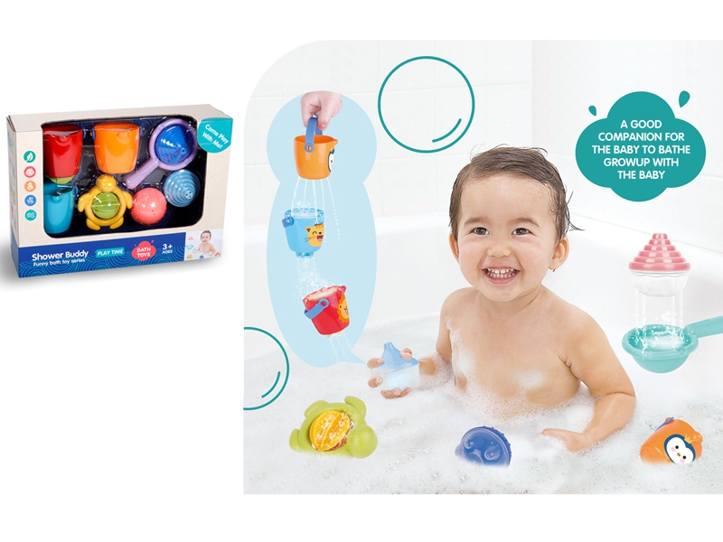 BATHROOM TOYS 8PCS - HP1150364