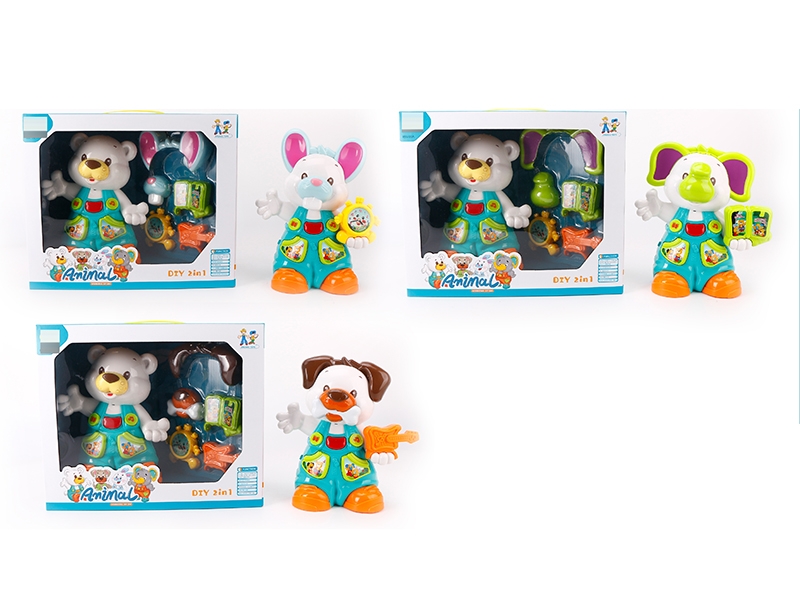 DIY ANIMAL PARK 3ASST(RECORDING, TOUCHING, STORY, MUSIC)NOT INCLUDE BATTERY - HP1150550