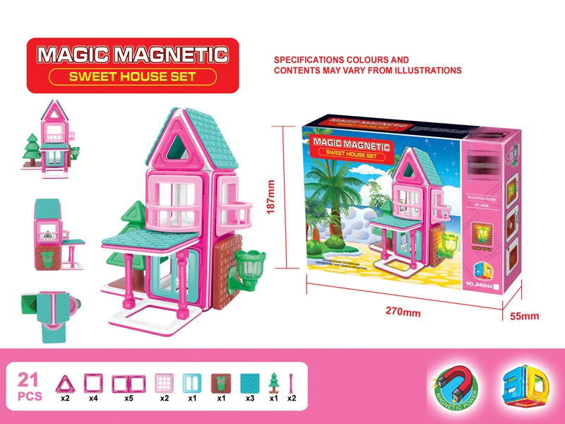MAGNETIC BUILDING BLOCKS (21PCS) - HP1150636