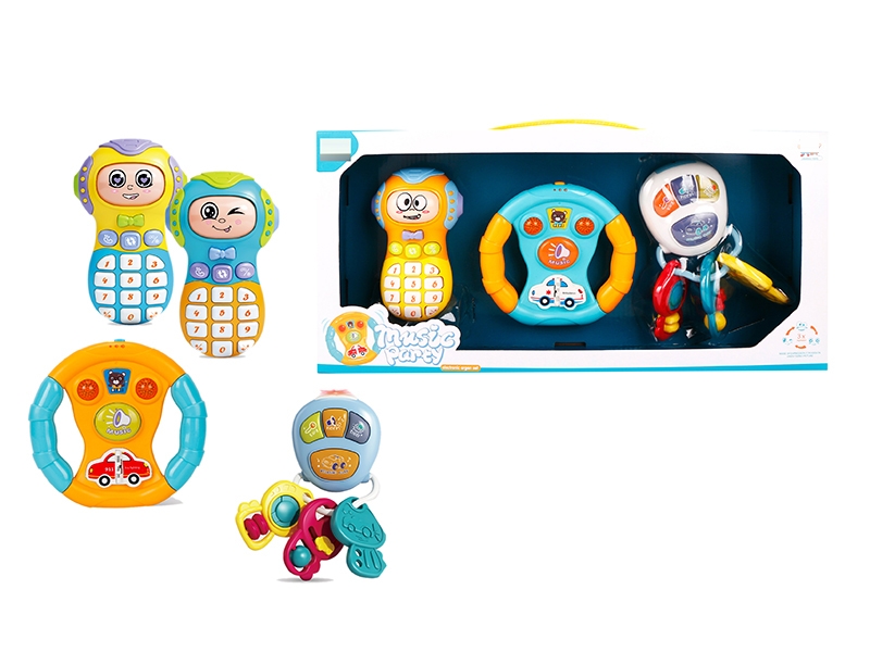 MOBILE PHONE,STEERING WHEEL,REMOTE CONTROL(ALL W/LIGHT & MUSIC NOT INCLUDE BATTERY) - HP1150884